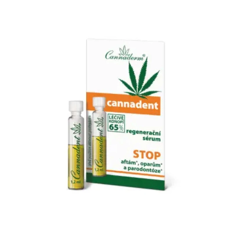 CANNADERM Cannadent regeneračné sérum 10 x 1,5 ml