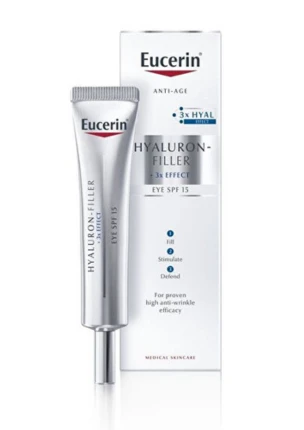 Eucerin - Očný krém proti starnutiu pleti SPF 15 Hyaluron-Filler 3x EFFECT 15 ml