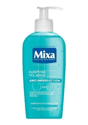 Mixa - Čistiaci pleťový gél (Purifying Gel Wash) 200 ml