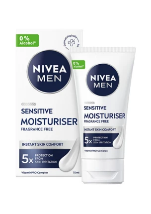 Nivea - Hydratačný krém pre mužov Sensitive (Face Cream) 75 ml