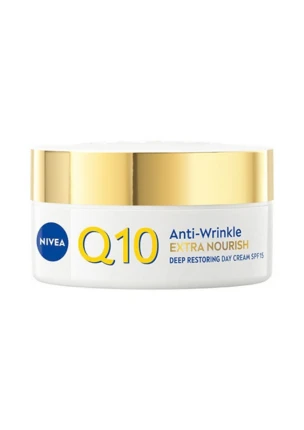 Nivea - Výživný denný krém proti vráskam Q10 OF 15 (Anti-Wrinkle Extra Nourishing Cream) 50 ml